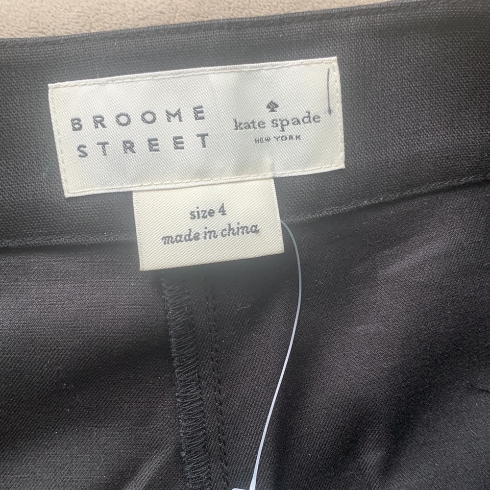 Broome Street Kate Spade black trouser - Picture 2 of 4